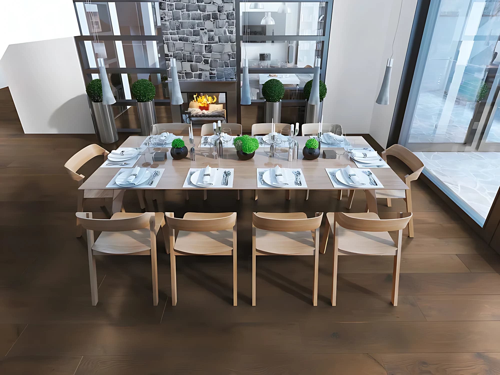 Smoked Oak Polos hardwood flooring